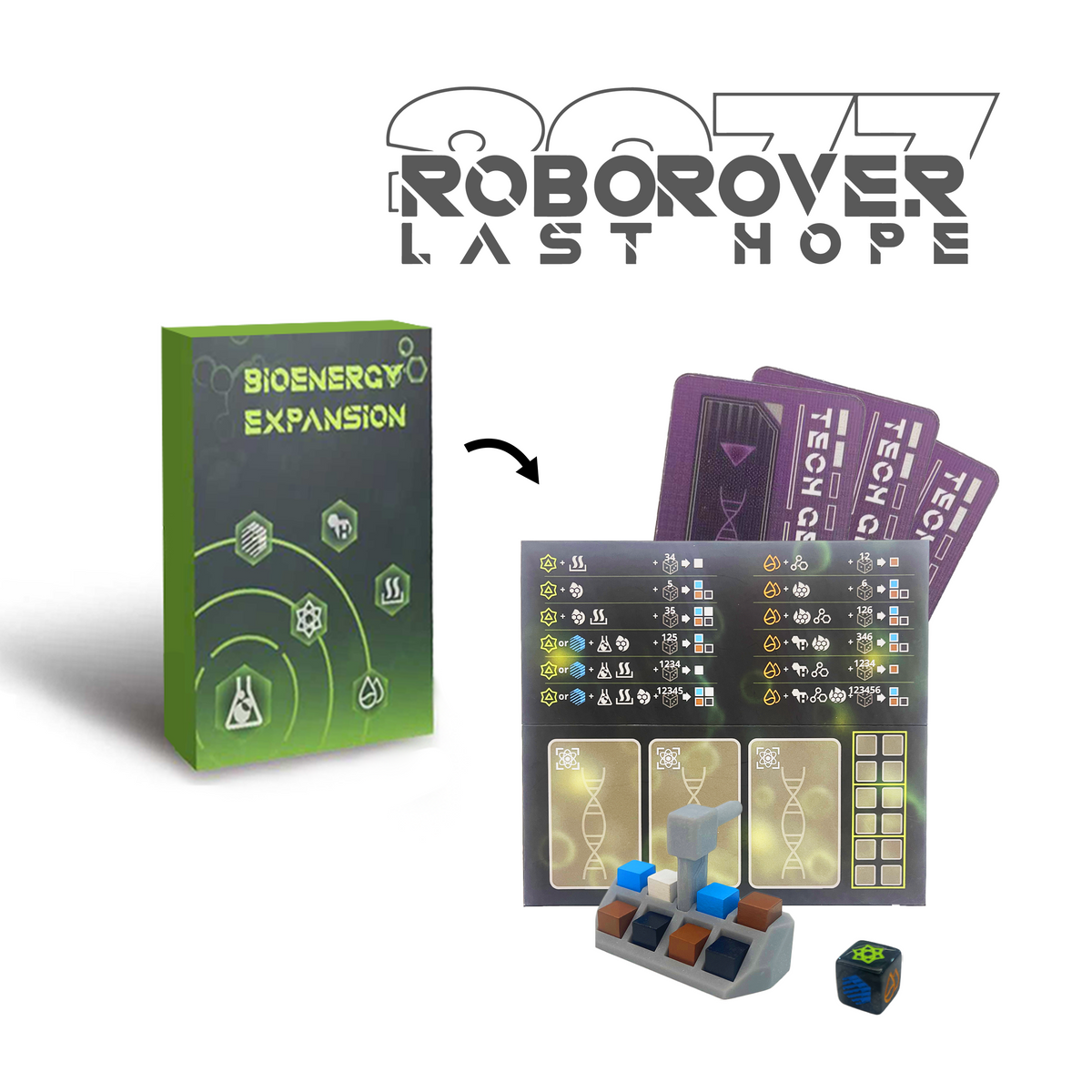 Robo Rover Pro Roborover 2077 – Bioenergy Expansion – Giimoe Games